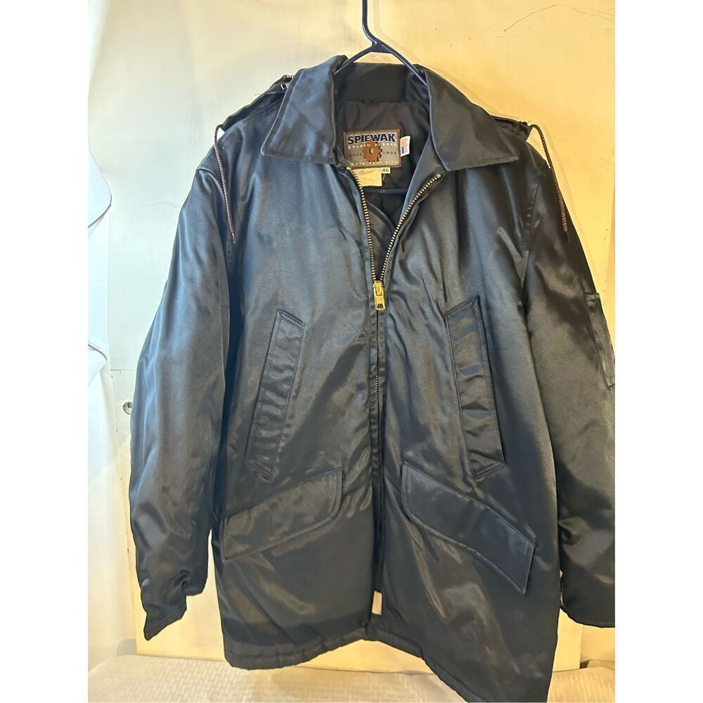 Spiewak Golden Fleece Large quilted puffer coat USA‎ size 40 navy